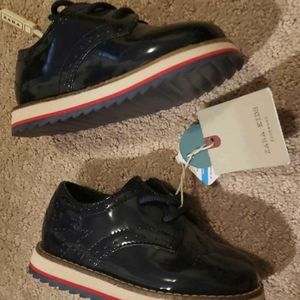 NWT ZARA BABY SHOES / NAVY / 6.5T